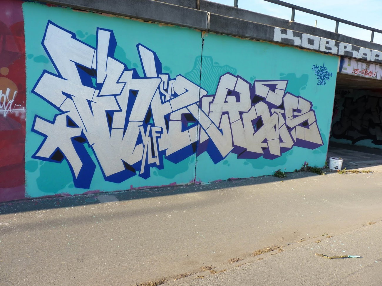 Graffiti Wall - Photo by DKO - dko, ratwegskreisel, ffm
