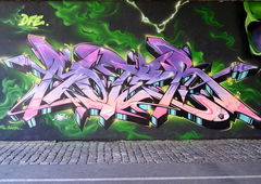 Graffiti Wall - Photo by DKO - dko, friedensbrücke, ffm