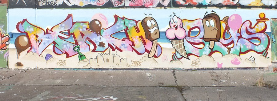 Graffiti Wall - Photo by DKO - dko, erfurt, wof