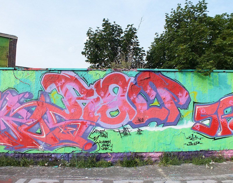 Graffiti Wall - Photo by DKO - dko, erfurt, wof (2015)