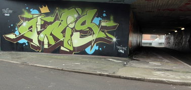 Graffiti Wall - Photo by DKO - dko, ffm, ratwegskreisel