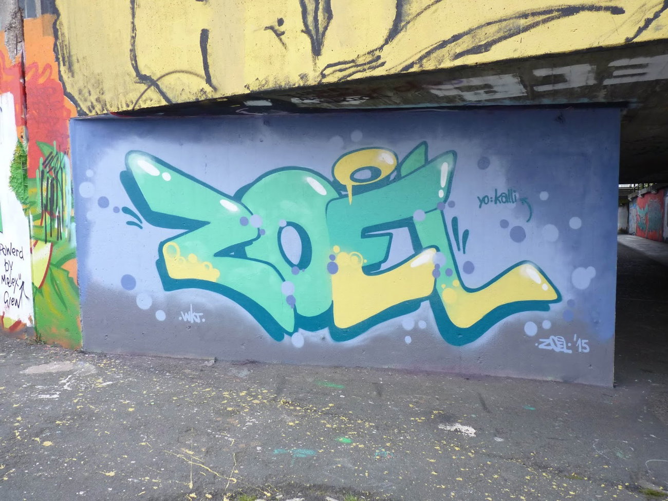 Graffiti Wall - Photo by DKO - dko, ratwegskreisel, ffm