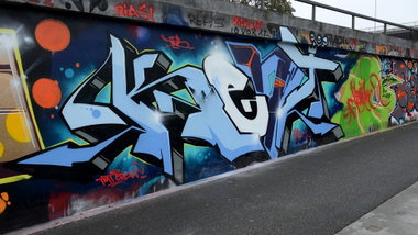 Graffiti Wall - Photo by DKO - dko, ffm, frankfurt