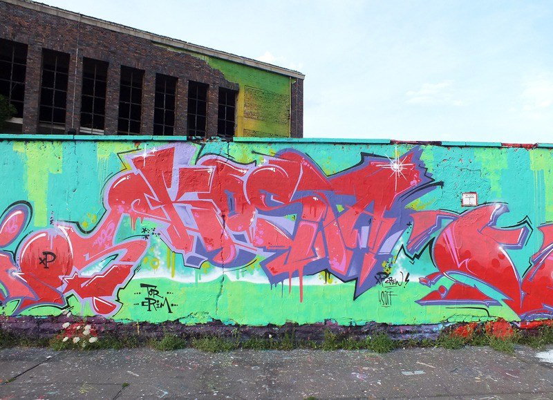 Graffiti Wall - Photo by DKO - dko, erfurt, wof (2015)