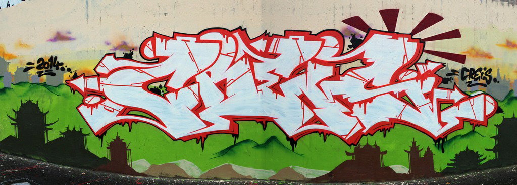 Graffiti Wall - Photo by DKO - dko, ffm, frankfurt