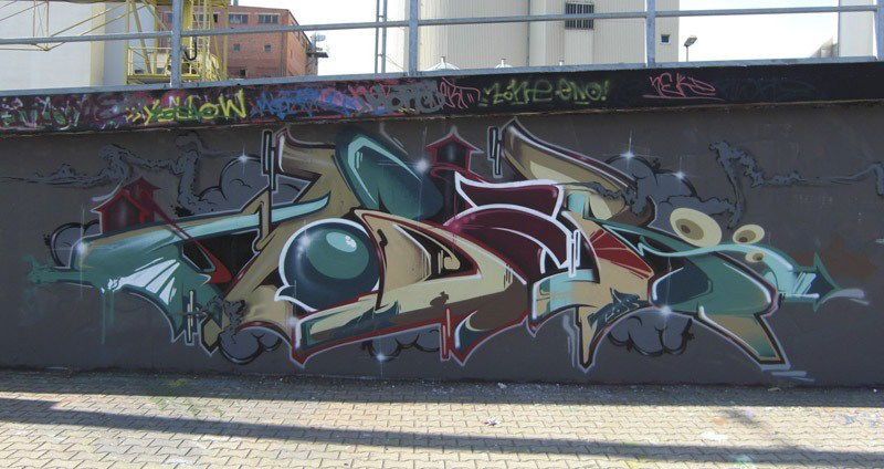 Graffiti Wall - Photo by DKO - dko, erfurt, wof