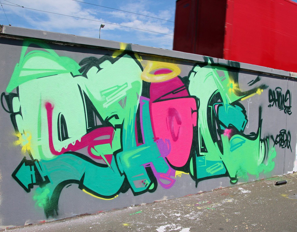 Graffiti Wall - Photo by DKO - dko, ffm, Ratswegkreisel