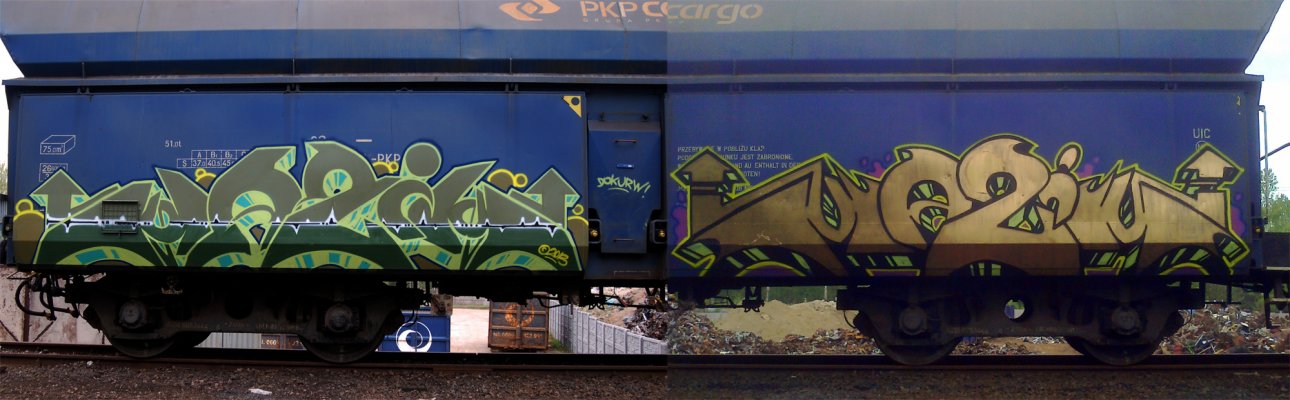 Graffiti Train - Photo by DKVCREW - dkv