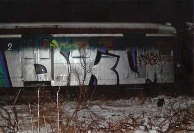 Graffiti Train - Photo by DKVCREW - DKV