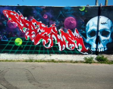 Graffiti Wall - Photo by DKVCREW - DKV, TSC, MAZIM (2018)