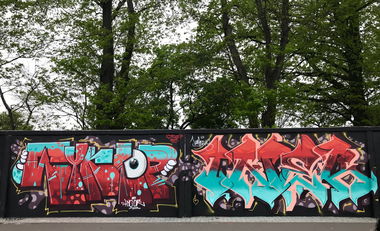 Graffiti Wall - Photo by DKVCREW - DKV, TSC, HYC (2019)