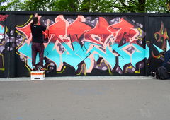 Graffiti Wall - Photo by DKVCREW - DKV, TSC, INEK
