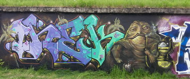 Graffiti Wall - Photo by DKVCREW (2017)