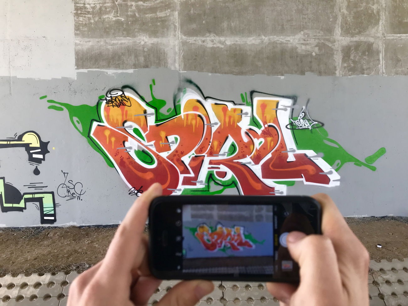 Graffiti Wall - Photo by DKVCREW - DKV, TSC (2018)