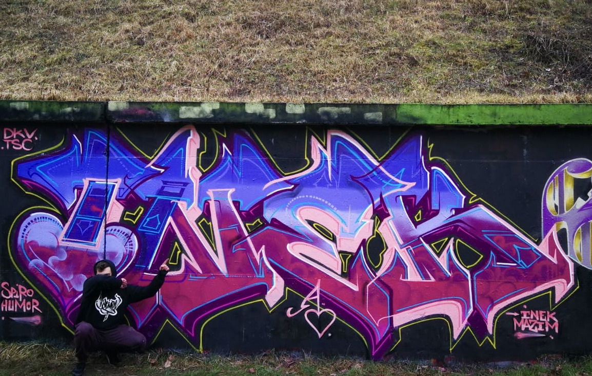 Graffiti Wall - Photo by DKVCREW - DKV, TSC, MAZIM (2019)
