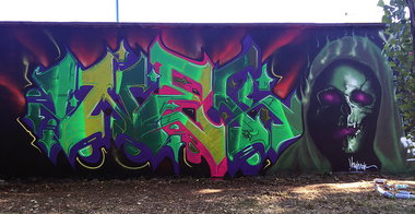 Graffiti Wall - Photo by DKVCREW - DKV, TSC (2016)