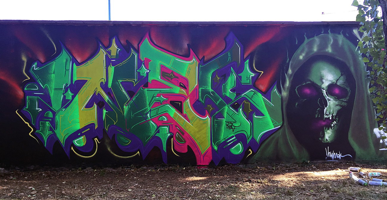 Graffiti Wall - Photo by DKVCREW - DKV, TSC (2016)
