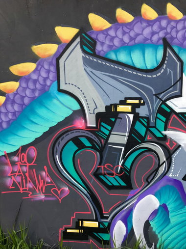 Graffiti Wall - Photo by DKVCREW - DKV, TSC (2018)