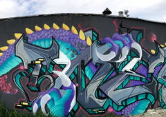 Graffiti Wall - Photo by DKVCREW - DKV, TSC (2018)