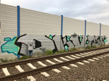 Graffiti Wall - Photo by DKVCREW - DKV, TSC (2018)