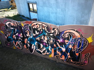 Graffiti Wall - Photo by DKVCREW - DKV, TSC (2018)