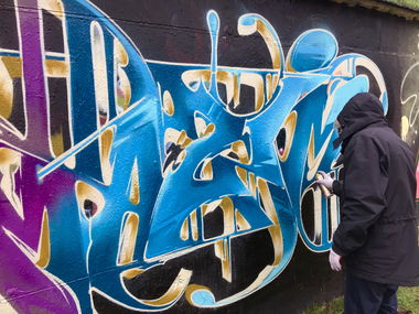 Graffiti Wall - Photo by DKVCREW - DKV, TSC, MAZIM (2019)