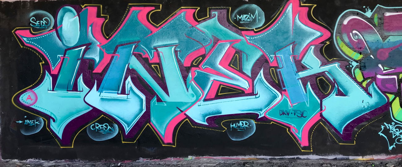 Graffiti Wall - Photo by DKVCREW - DKV, TSC, INEK (2019)