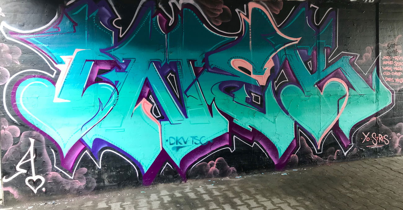 Graffiti Wall - Photo by DKVCREW - DKV, TSC, INEK (2019)