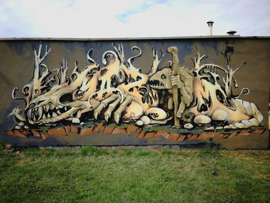 Graffiti Wall - Photo by DKVCREW - DKV, TSC, MAZIM (2018)