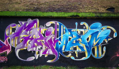 Graffiti Wall - Photo by DKVCREW - DKV, TSC, MAZIM (2019)