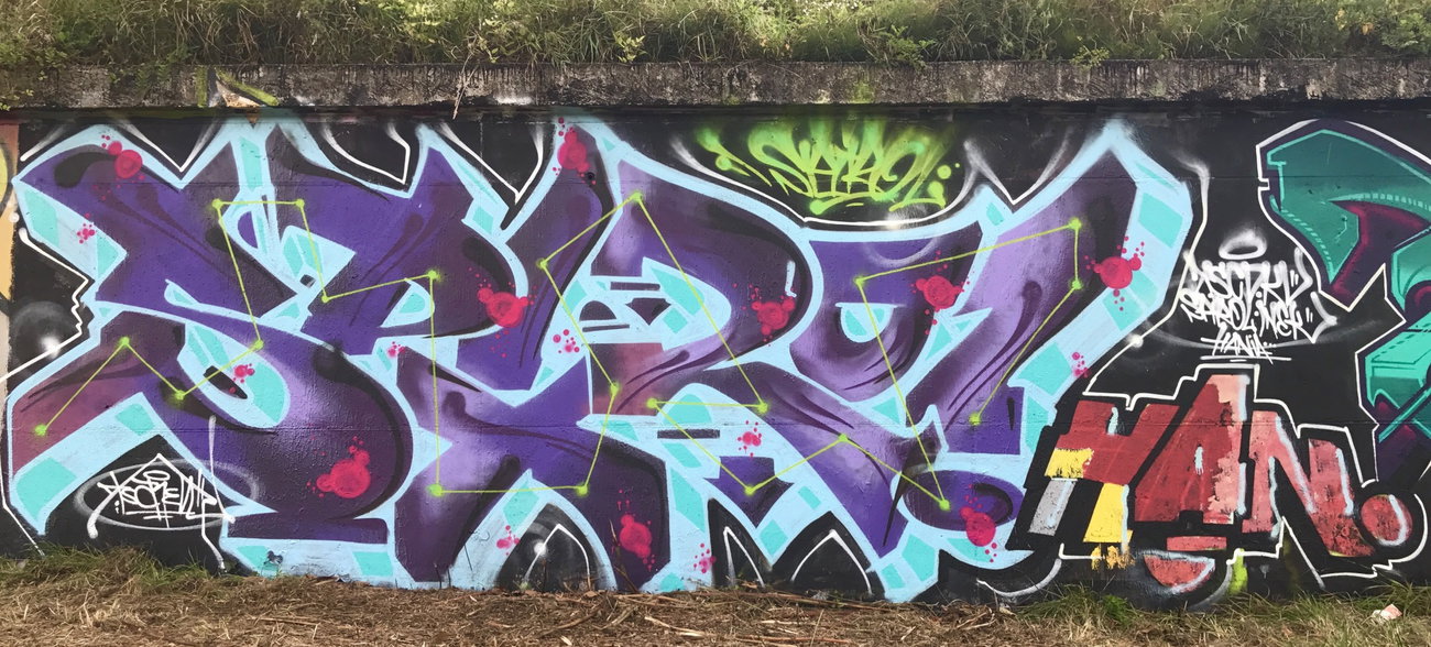 Graffiti Wall - Photo by DKVCREW - DKV, TSC, HAN (2017)