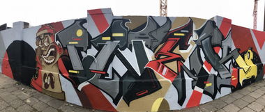 Graffiti Wall - Photo by DKVCREW - DKV, TSC (2018)