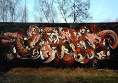 Graffiti Wall - Photo by DKVCREW - DKV, MAZIM (2018)
