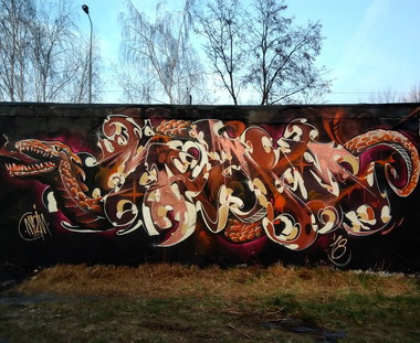 Graffiti Wall - Photo by DKVCREW - DKV, MAZIM (2018)