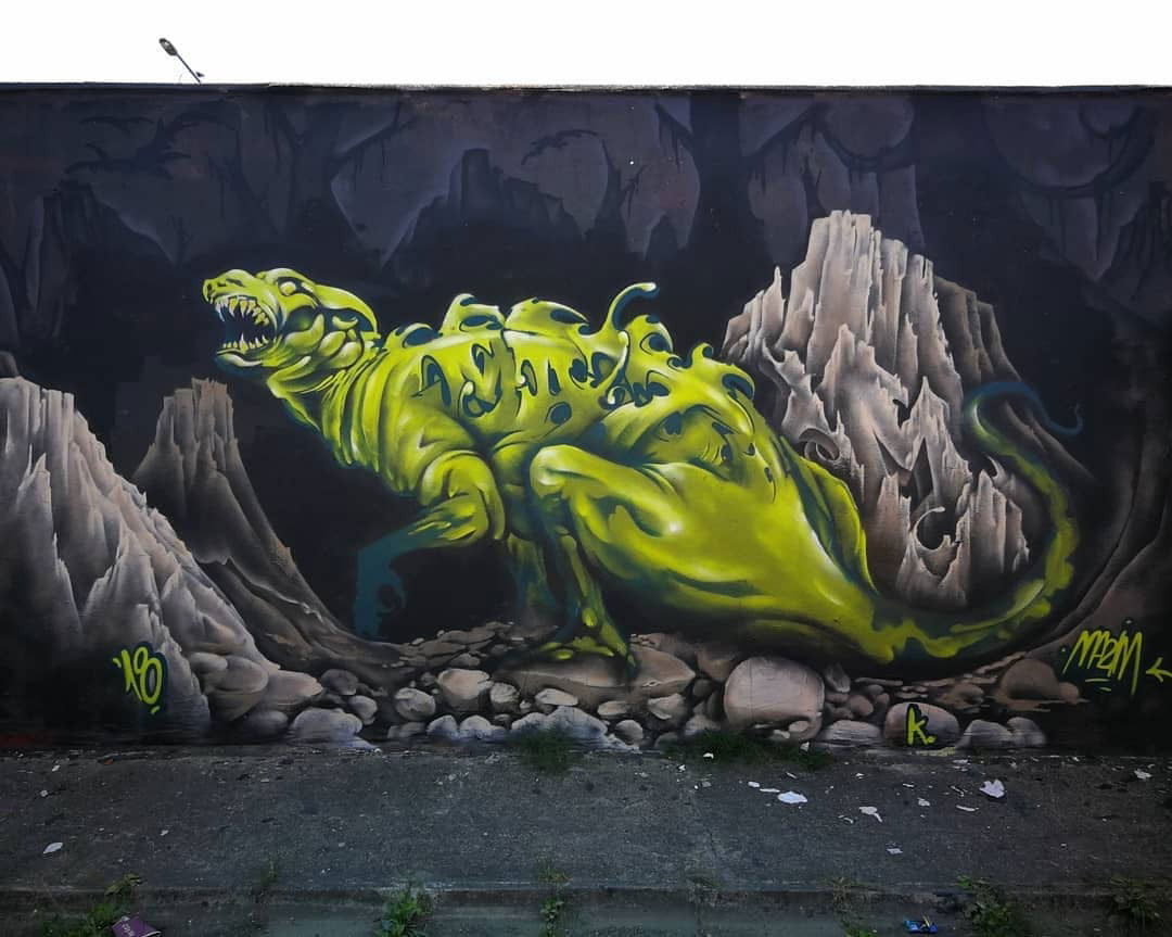 Graffiti Wall - Photo by DKVCREW - MAZIM, DKV, TSC (2018)