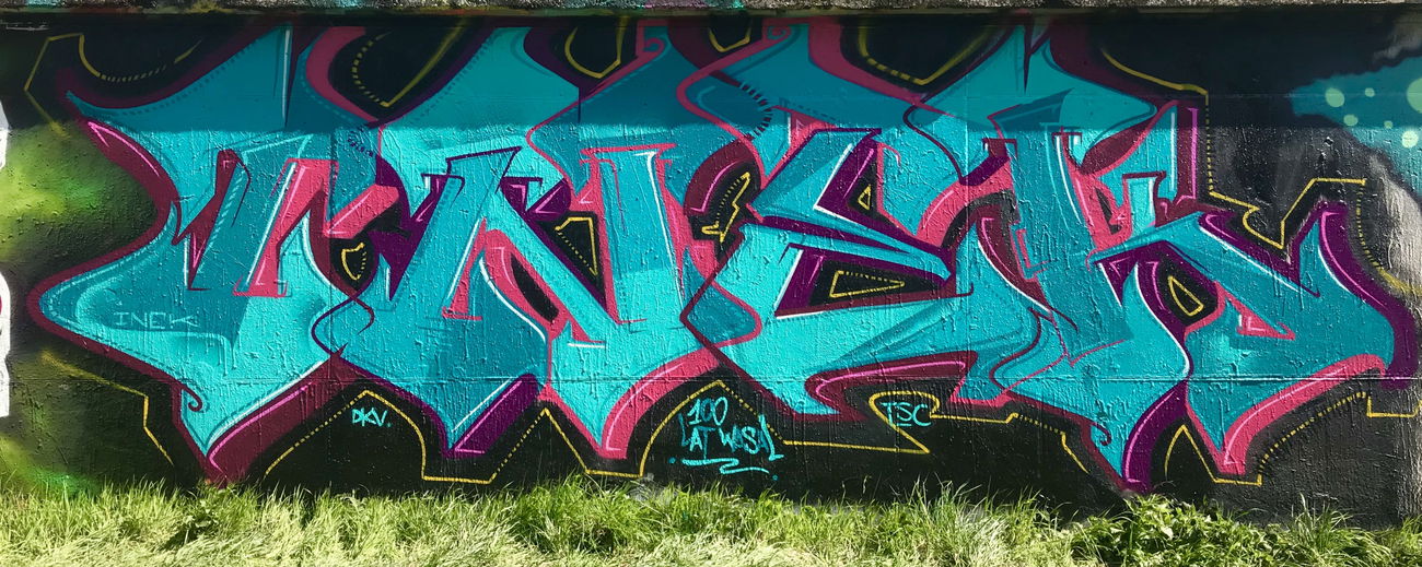 Graffiti Wall - Photo by DKVCREW - DKV, TSC, INEK (2019)