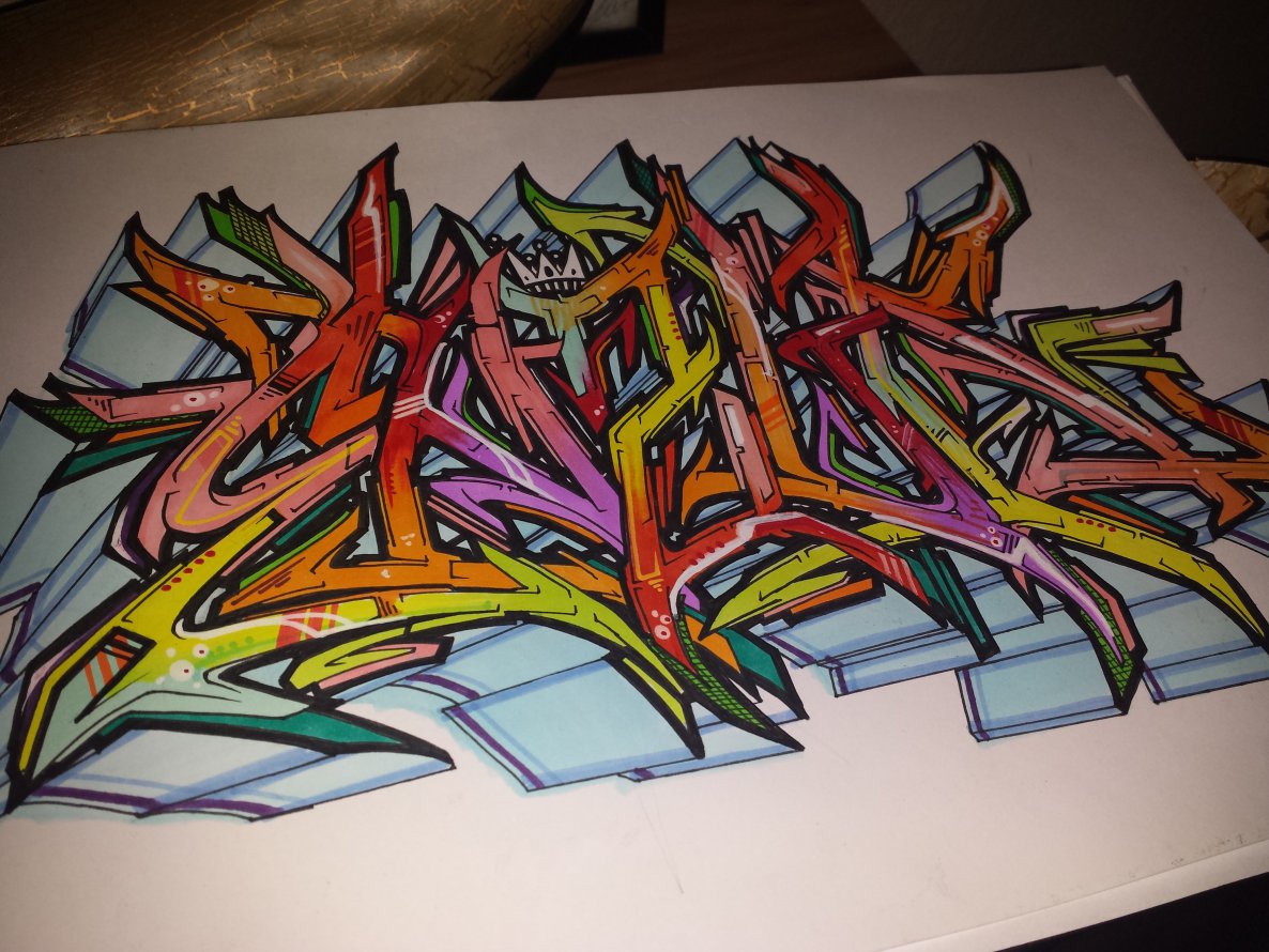Graffiti Sketch - Photo by DMARK - ENZUK