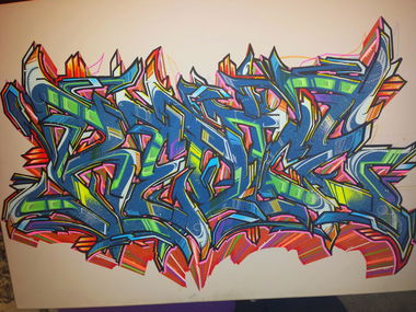 Graffiti Sketch - Photo by DMARK - redice (2014)