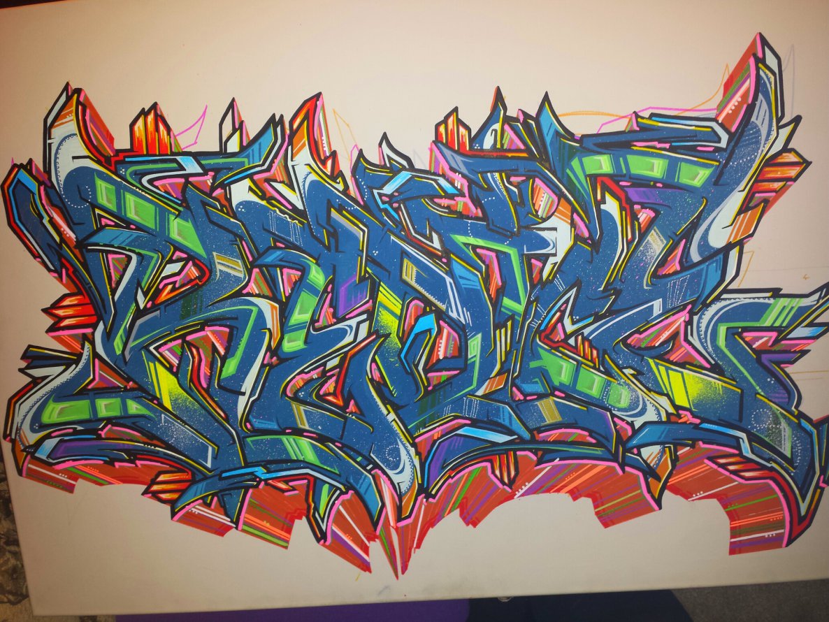 Graffiti Sketch - Photo by DMARK - redice (2014)