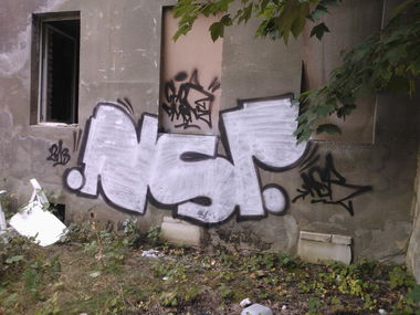 Graffiti Bombing - Photo by DMENZ - nsr, chor, dmenz (2013)