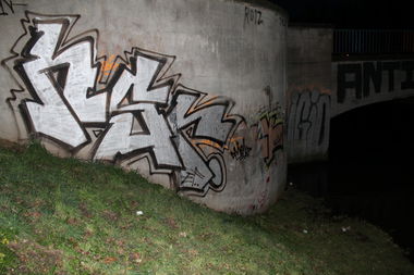 Graffiti Bombing - Photo by DMENZ - nsr, dmenz, ef (2013)
