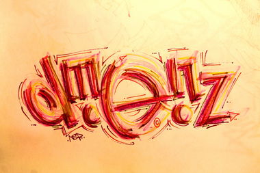 Graffiti Sketch - Photo by DMENZ - dmenz, nsr (2014)