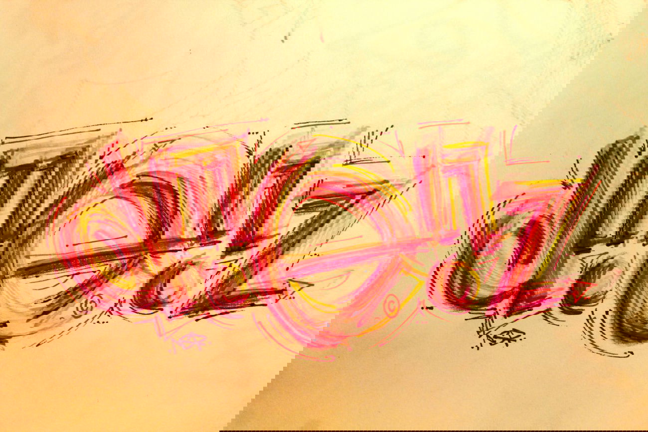 Graffiti Sketch - Photo by DMENZ - dmenz, nsr (2014)