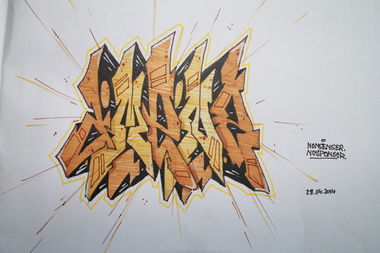 Graffiti Sketch - Photo by DMENZ - dmenz, demenz, nsr (2014)