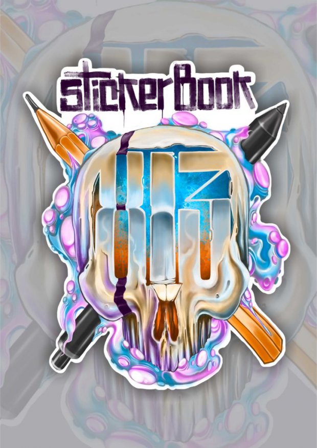 Graffiti Artwork - Photo by DMN - Repas, DMN, StickerBook (2014)