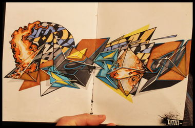 Graffiti Sketch - Photo by DMN - For, Rekon, DMN (2013)
