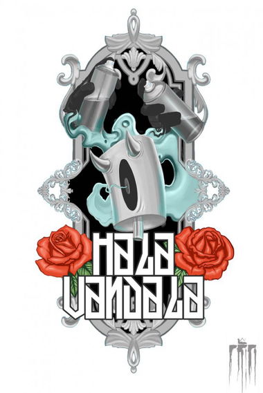 Graffiti Artwork in Almaty - Photo by DMN - Hala, Vandala, Repas (2014)