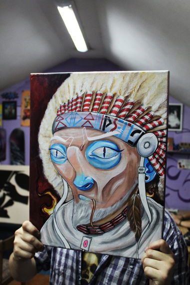 Graffiti Sketch - Photo by DMN - DMN, Repas, Almaty (2014)