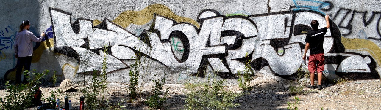 Graffiti Wall - Photo by DMN - Graffiti, Almaty, DMN (2014)