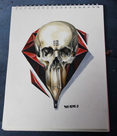 Graffiti Sketch - Photo by DMN - Repas, DMN, Sketches (2015)